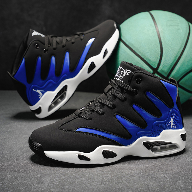 Running Shoes Men - Men's Breathable Lightweight High-Top Basketball Shoes