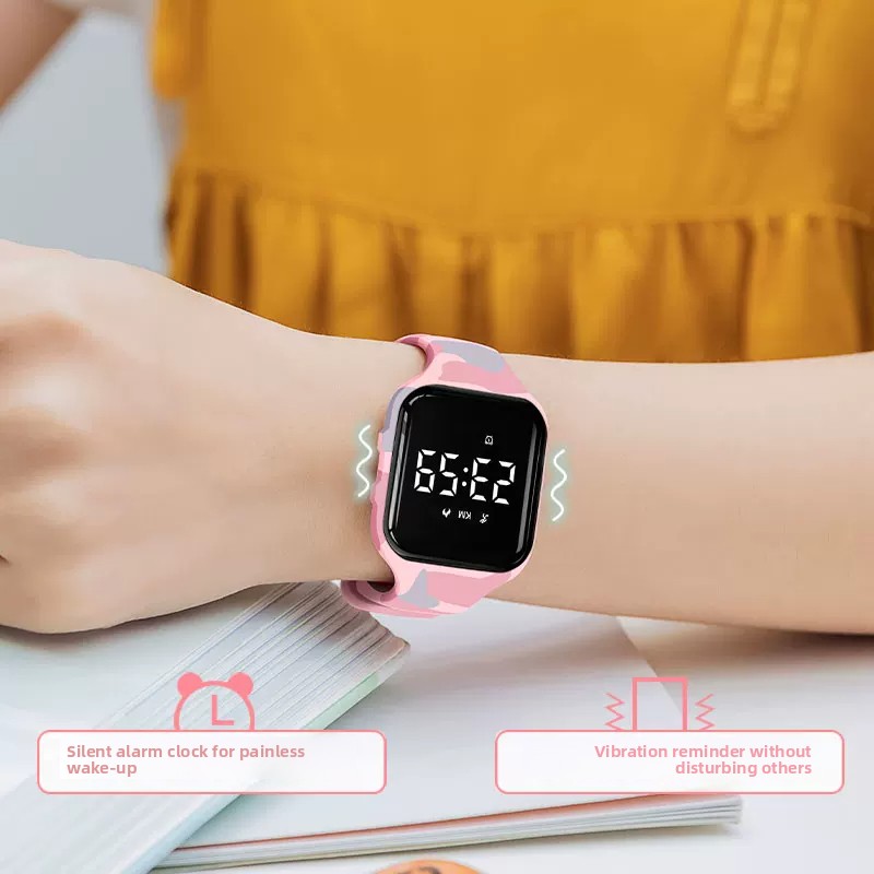 Kids LED Digital Silent Vibrat - Running Watch recension och pris