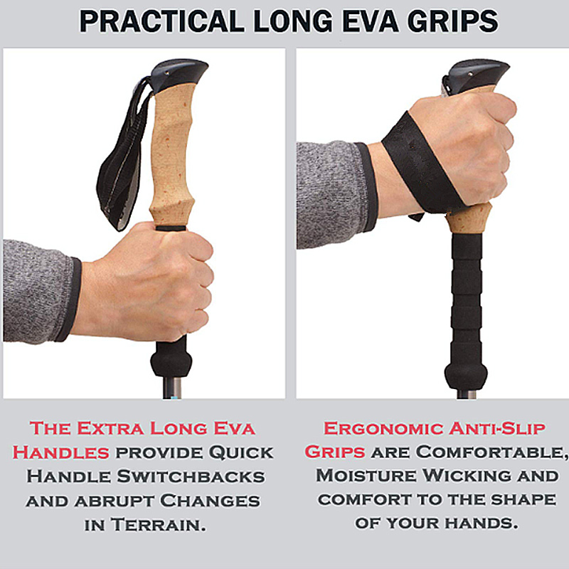 2Pcs Lightweight Trekking Pole - Trekking Pole Carbon recension och pris