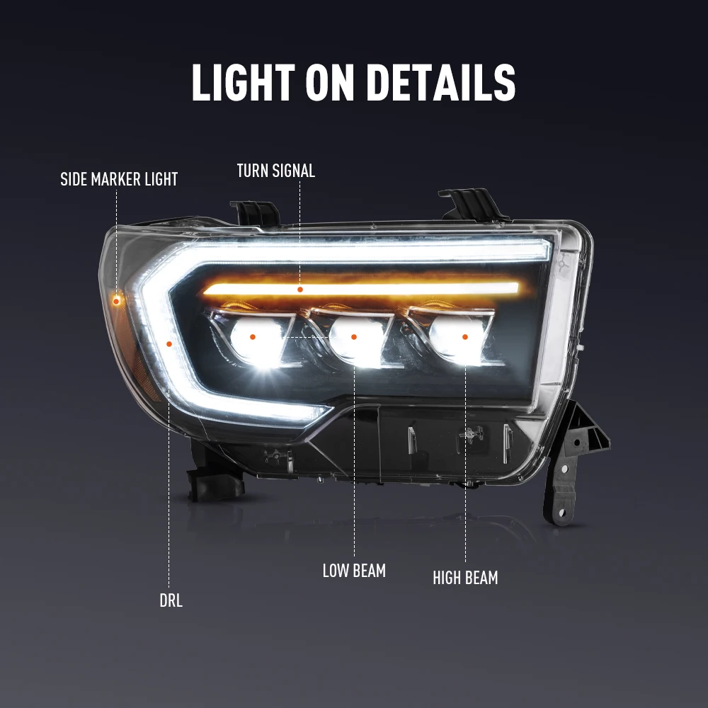 Car Styling Head Lamp for Toyo - Running Headlamp recension och pris