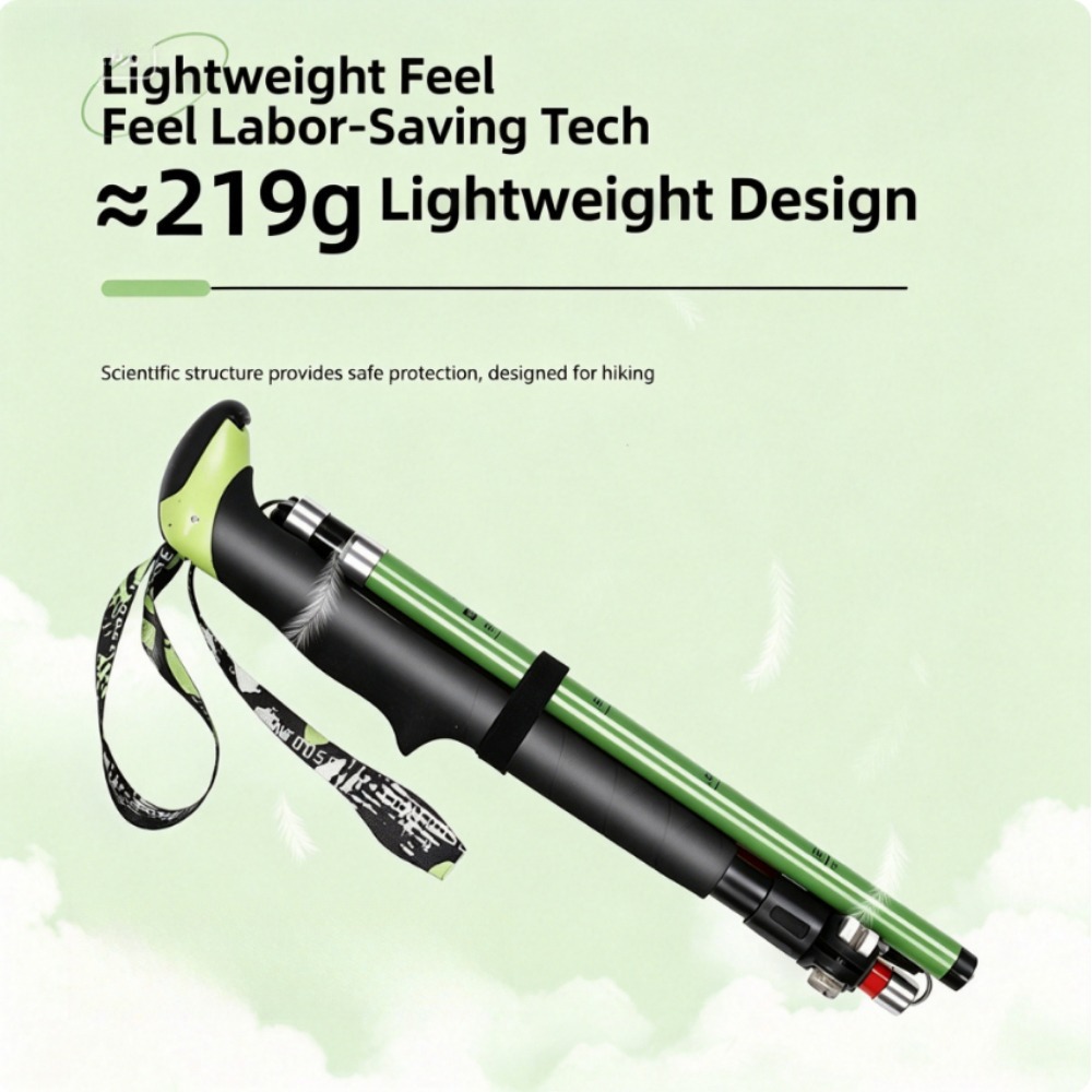 Ultra-light Foldable Retractab - Trekking Pole Carbon recension och pris