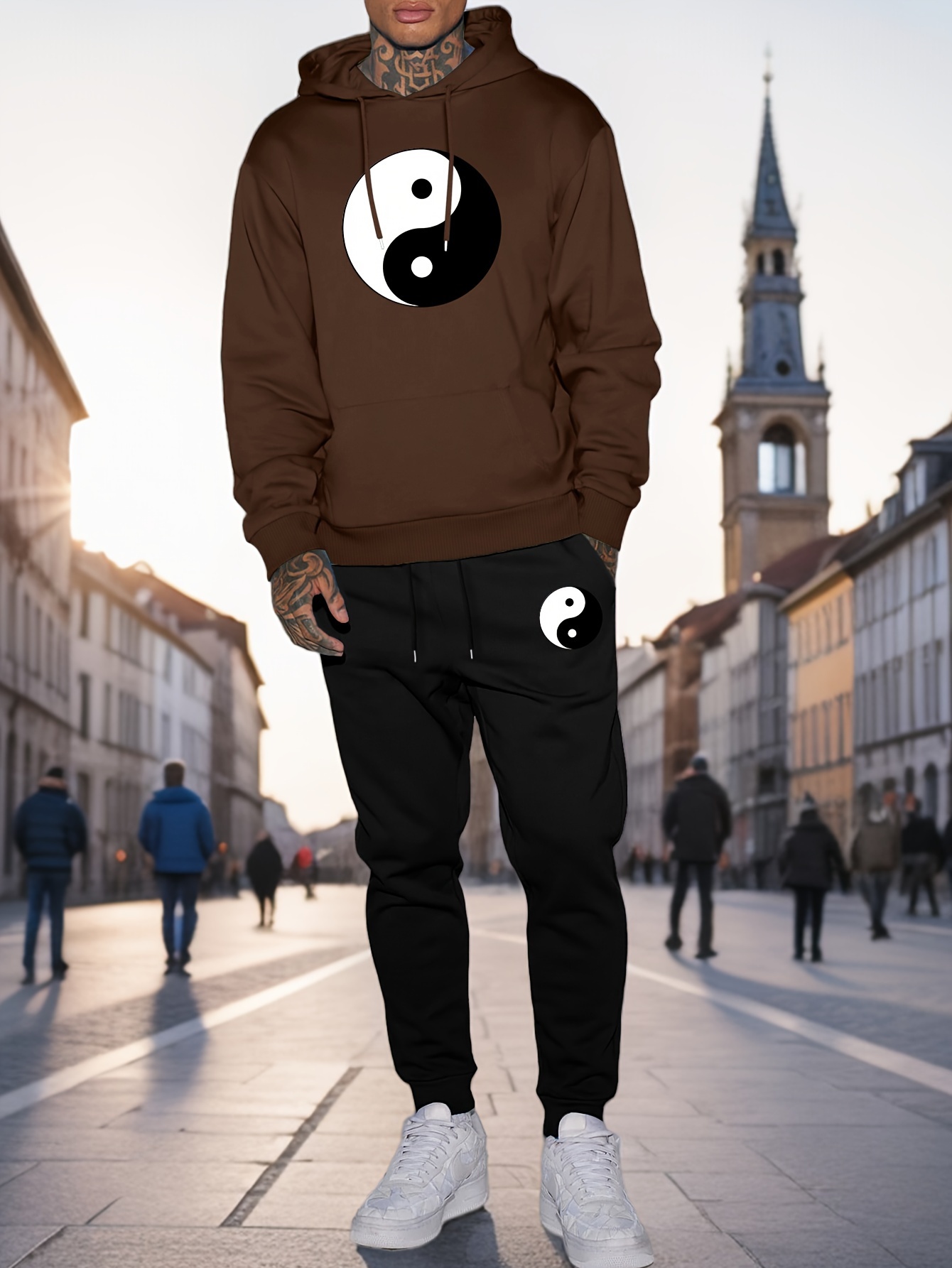 2026 Men Yin Yang Tai Chi Symb - Joggers Pants recension och pris