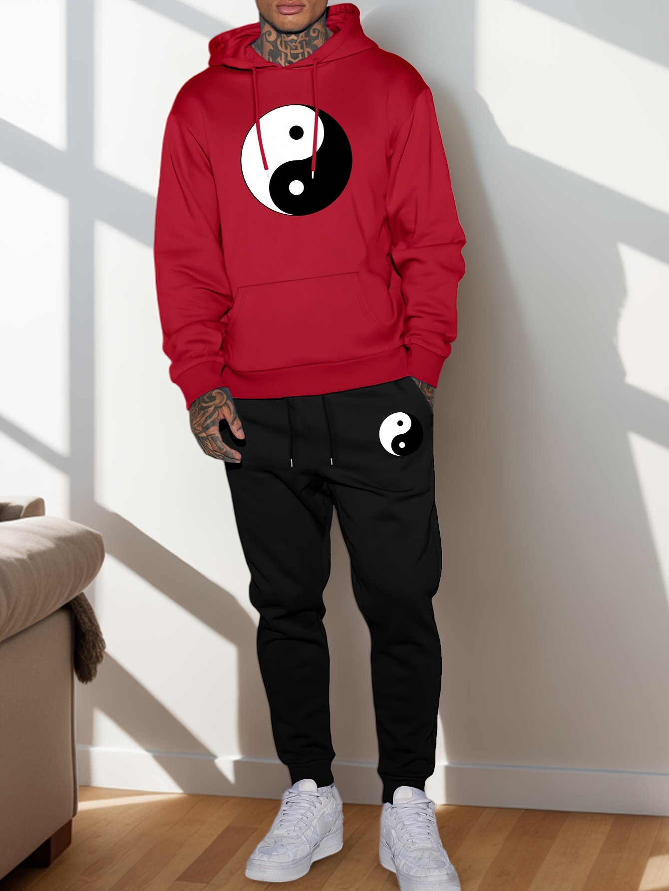 2026 Men Yin Yang Tai Chi Symb - Joggers Pants recension och pris